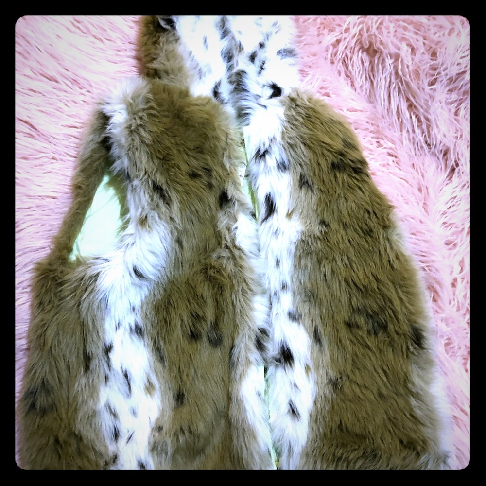 Reversible Kids Fur Vest